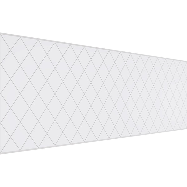 Ekena Millwork Set of Four Panels for 94 1/2"W x 36 1/4"H Checkerboard Fretwork Wainscot Wall Paneling WPKP18X01X47CBD - main